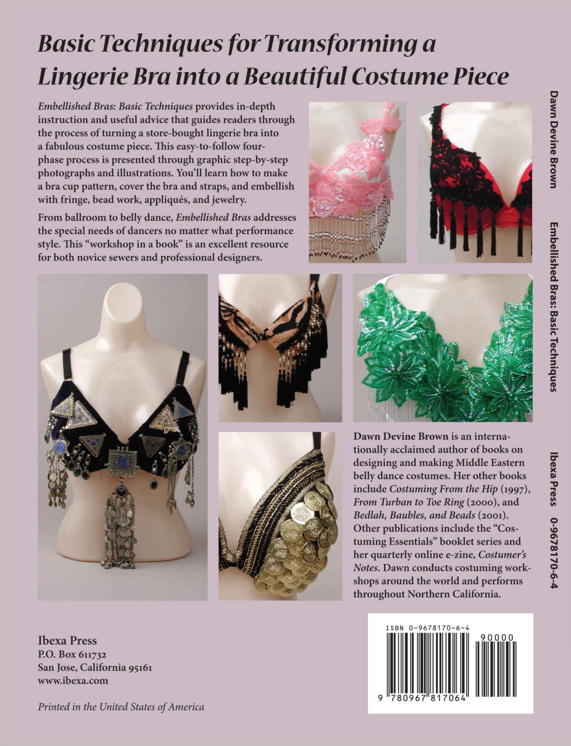 Embellished Bras, DIY Belly Dance Costume Book by Dawn Devine Aka Davina -   Canada