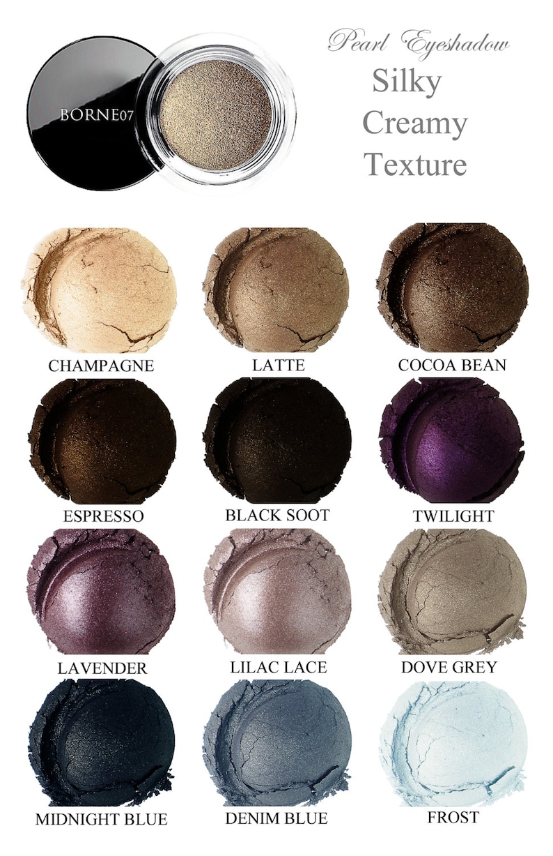 Borne Mineral Silk Eyeshadow Collection Duo Two Eyeshadows Pick Shades FREE US SHIPPING image 2