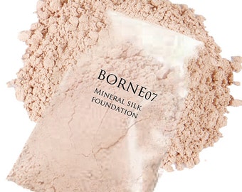 Base de maquillaje mineral (tamaño de muestra extra grande) - Base mineral de seda orgánica - NUEVOS TONOS