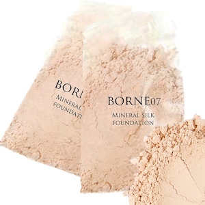 Mineral Makeup Foundation Two (Huge Sample Sizes) - Organic Silk Mineral Foundation - FREE US SHIPPING!