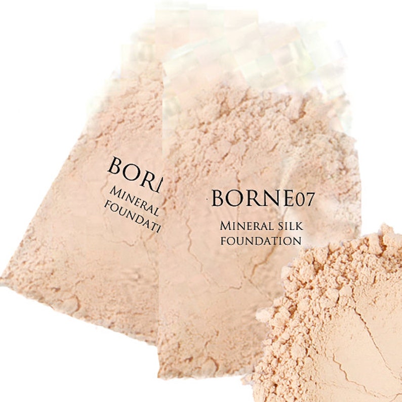 Mineral Makeup Foundation Two (Huge Sample Sizes) - Organic Silk Mineral Foundation - FREE US SHIPPING!