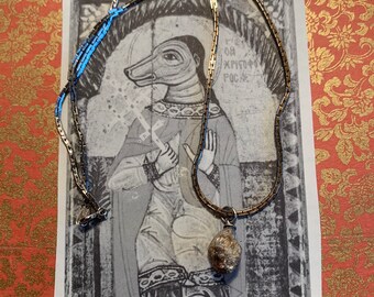 Raw Moonstone Necklace