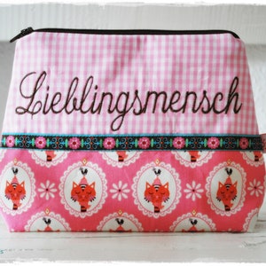 Kosmetiktasche Lieblingsmensch Bild 1