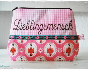 Kosmetiktasche * Lieblingsmensch *