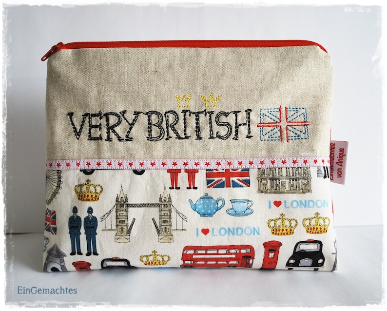 Kosmetiktasche Very British London Union Jack Bild 1