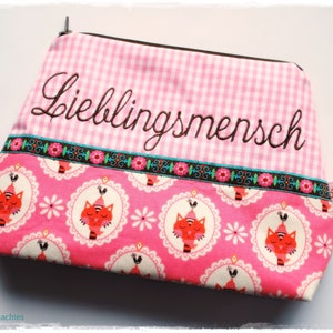 Kosmetiktasche Lieblingsmensch Bild 3