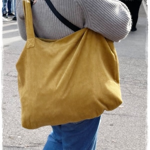 Mom Bag Grocery Markttasche aus Cord Bild 1