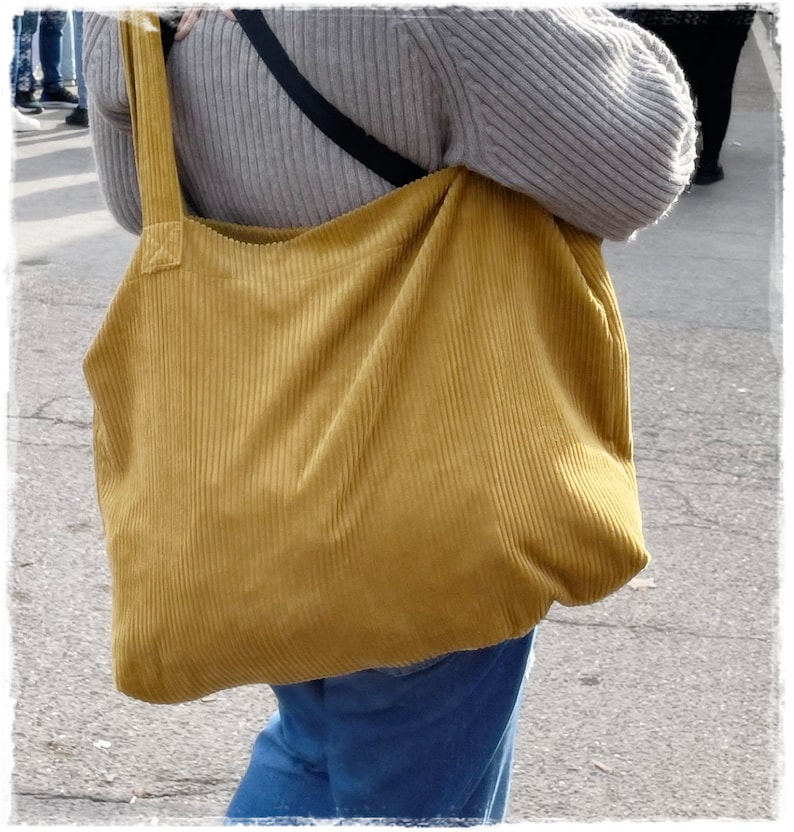 Mom Bag Grocery Markttasche aus Cord Bild 1