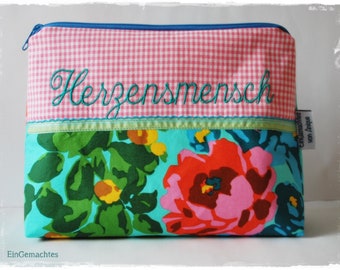 Kosmetiktasche * Herzensmensch *