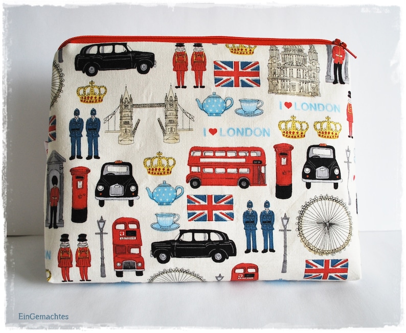 Kosmetiktasche Very British London Union Jack Bild 3