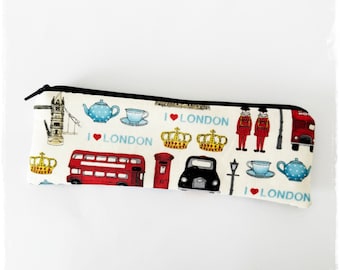 Pencil case * Ideal for your handbag * Pencil case * Pen case * London