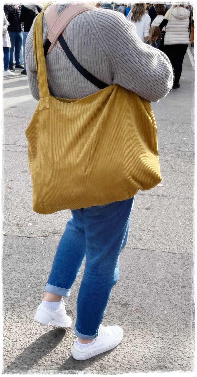 Mom Bag Grocery Markttasche aus Cord Bild 2