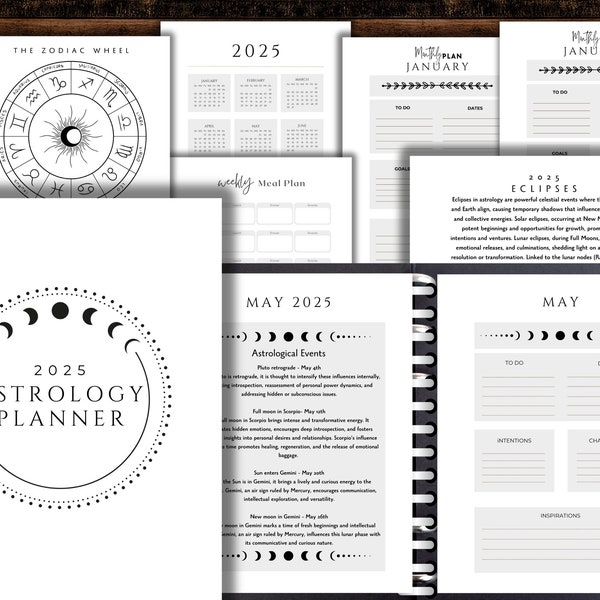 2025 Calendar and Planner Etsy