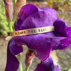 Elizabeth I “Always the Same” Motto Cuff - Tudor Jewelry - History Lover - Henry VIII