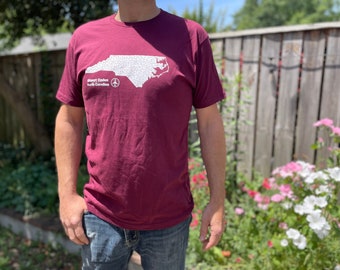 Airport Codes of North Carolina T-Shirt