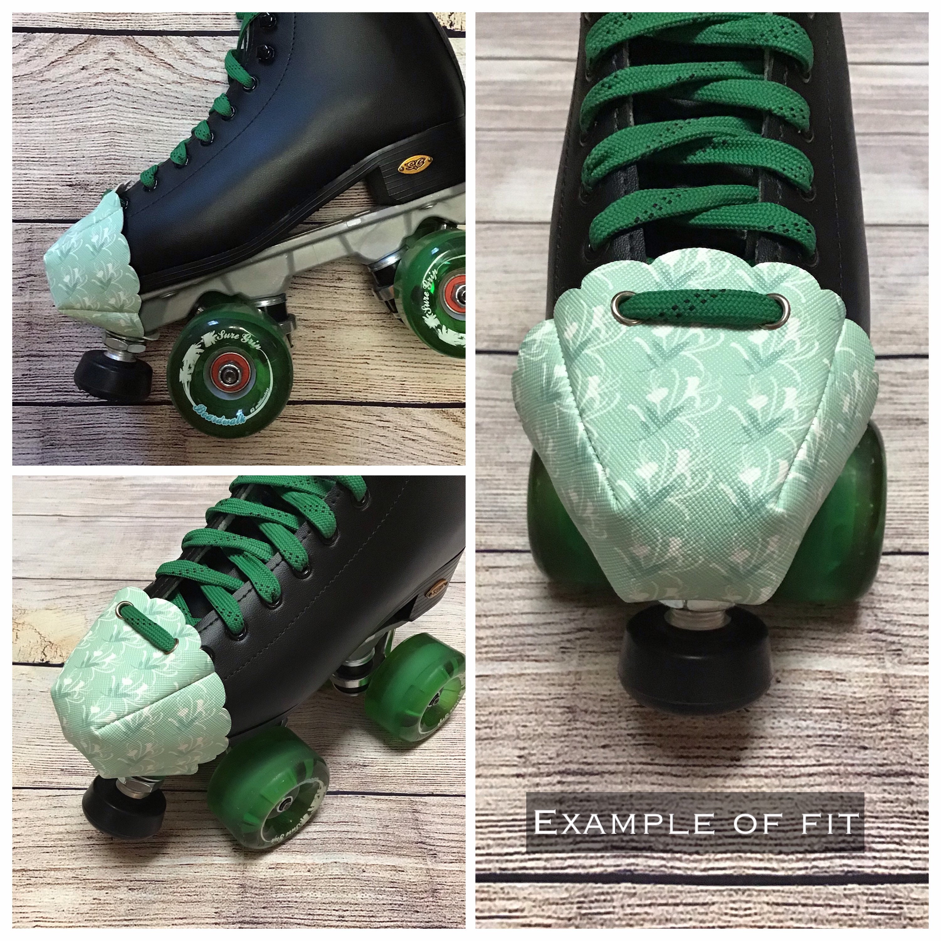 Flower Field Roller Skate Toe Covers Etsy