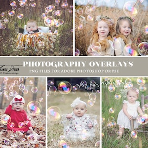 Bubble Photo Overlays, Bubble PNG Digital Clipart