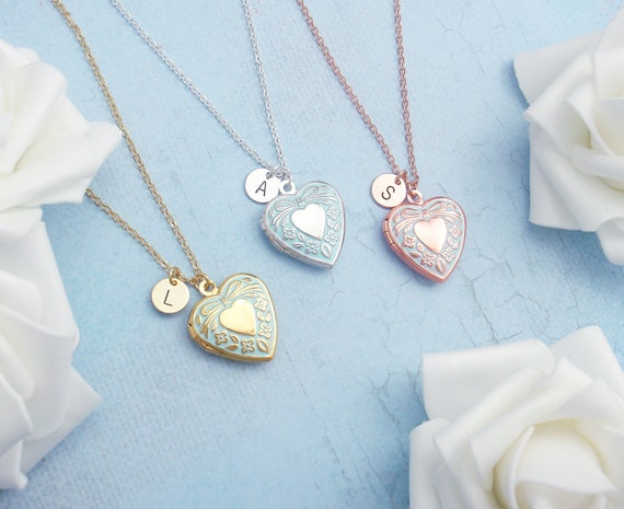 Locket on sale necklace personalized