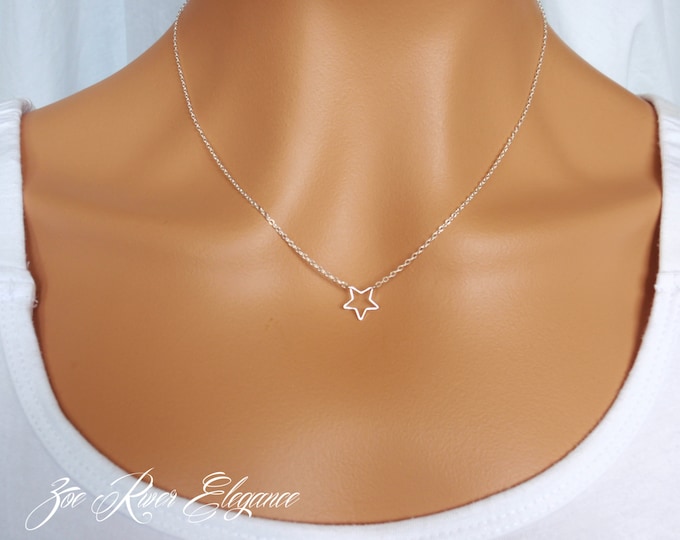 Stellar Rose Silver and Gold long necklace 70076 main image 0