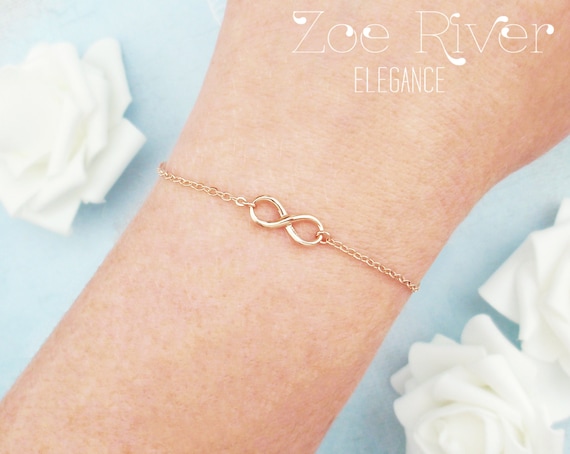 Personalised Infinity Bracelet, Birthstone Crystal, Initial, Gift for Her,  Bridesmaids Gift - Etsy
