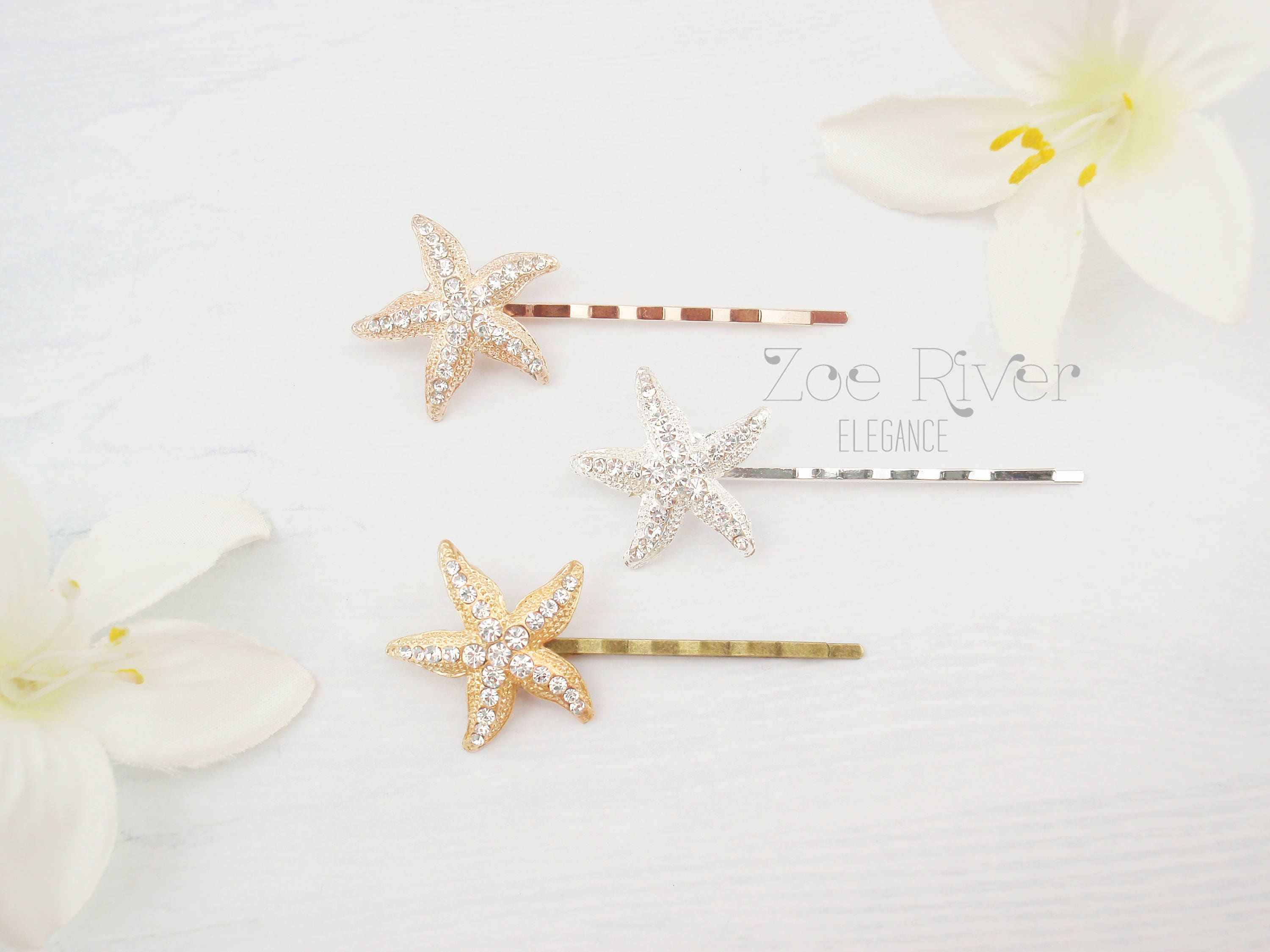 Starfish Hair Pins