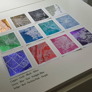 Carte du monde en or rose, carte en feuille d'or, cadeau pour maman, cadeau pour voyageur image 5