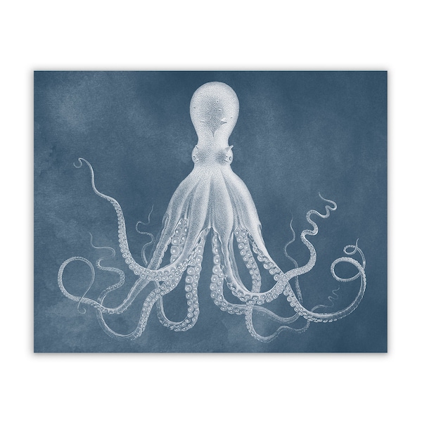 Kraken Print Etsy