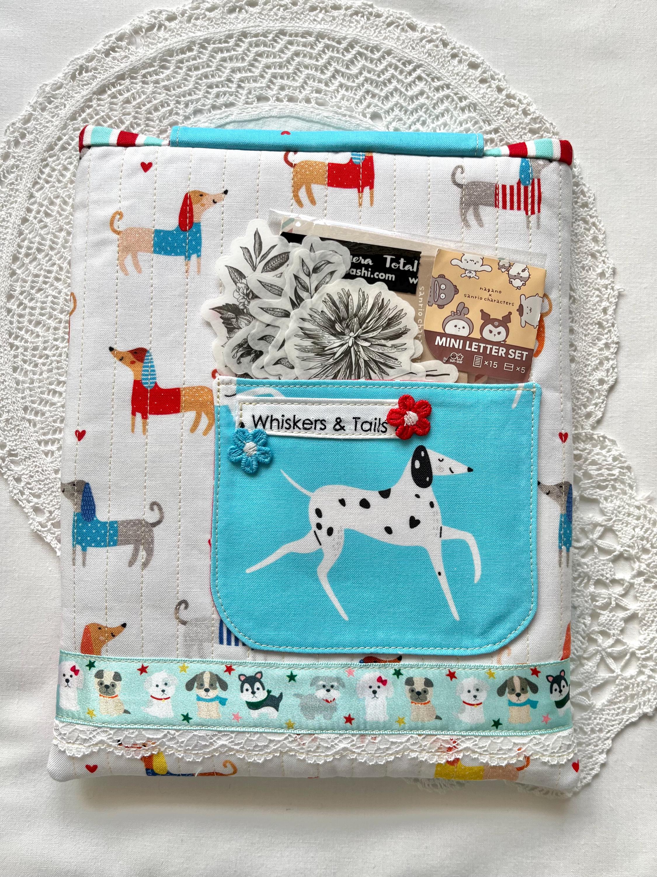 PDF Sewing Pattern A5 Journal Cosy: Easy Pen & Sticker Pockets - Etsy