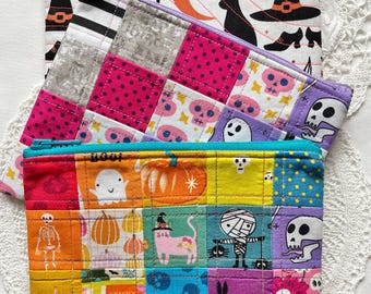 Modello di cucito PDF, modello per borsa con cerniera patchwork