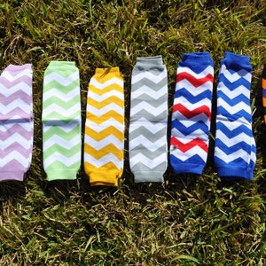 Chevron Leg Warmers Customize Available image 1