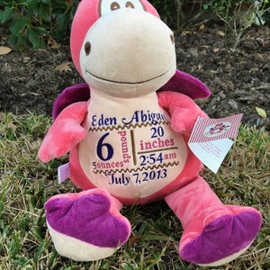 Dragon Custom Embroidered Stuffed Animal