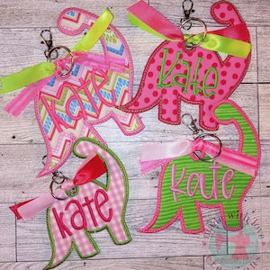 Dinosaur Backpack Tags-Monogrammed Tags-Dino Backpack Tags-Monogrammed Tag-Lunch Kit tags