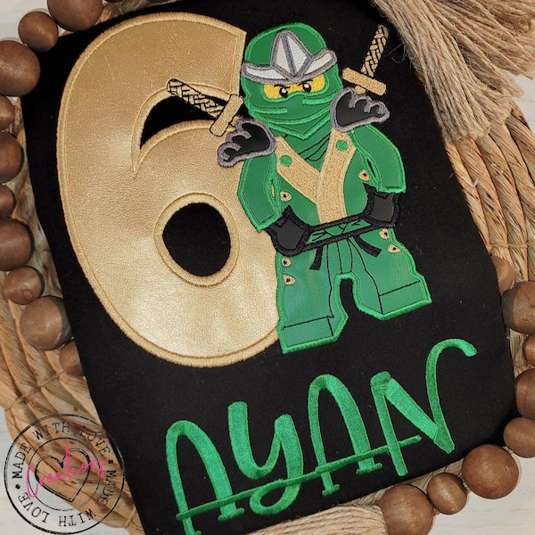 Ninja Shirt-Birthday Shirt-Ninja Shirt-Boys Ninja Birthday Party-Ninja Birthday