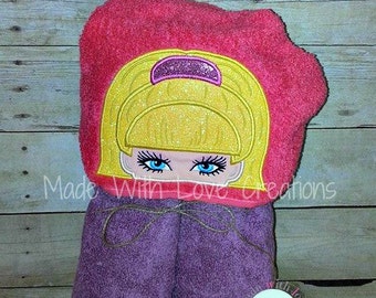 Plastic Princess Inspired Hooded Towels