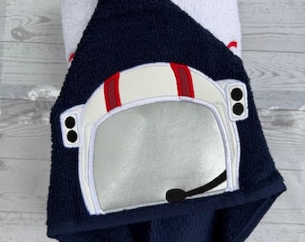 Astronaut Hooded Towel: Space Theme, Custom Bath & Pool Towel