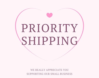 Priority Shipping Upgrade (FedEx 2 Day, UPS or USPS Priority)