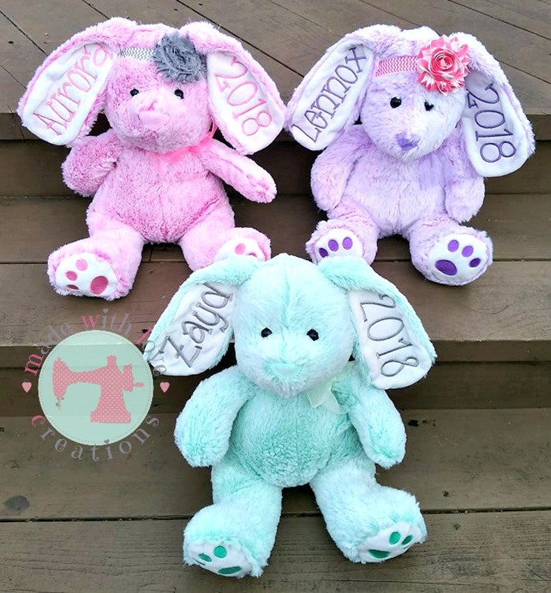 Personalized BunnyCustom BunnyStuffed BunnyPersonalized Etsy