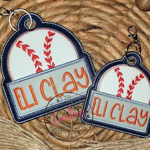 Custom Sports Backpack Tags/Softball/Baseball/Soccer/Football/Monogrammed Tags/Backpack Tags/Monogrammed Tag/Sports bag tags