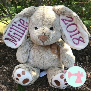 Personalized Bunny-Custom Bunny-Stuffed Bunny-Personalized Gift-Bunny with Name-Bunny image 10