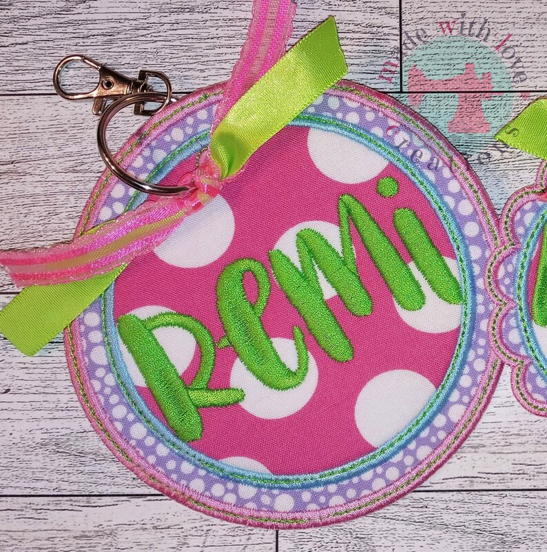 Custom Backpack Tagsmonogrammed Tagsbackpack Etsy