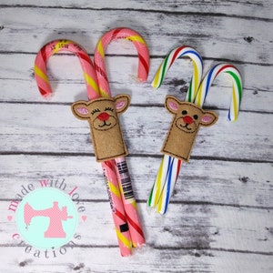 Candy Cane Sliders-Reindeer Sliders-Candy Cane Reindeer-Reindeer Sliders-Candy Cane Party Favors