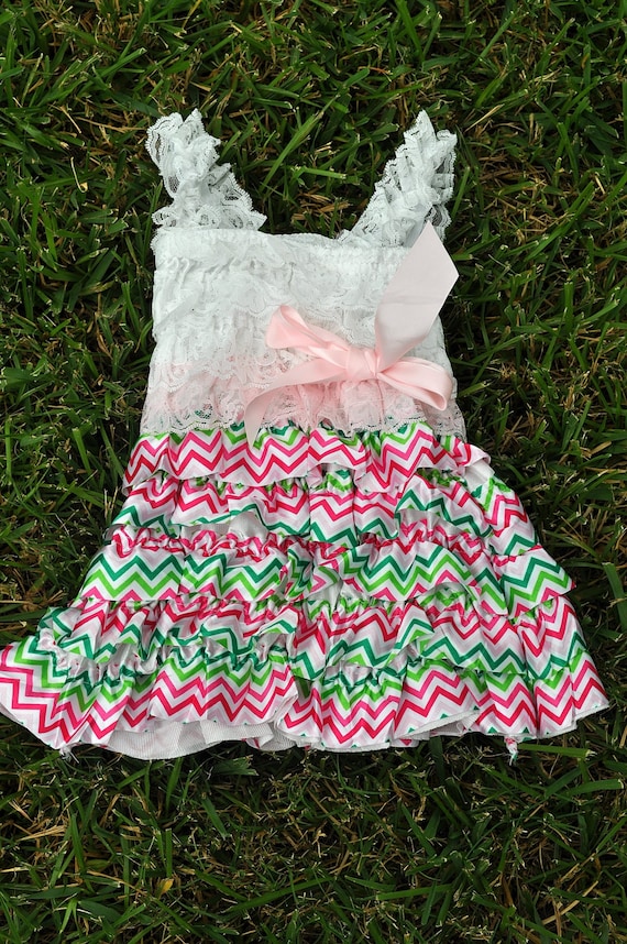 Spring Chevron Dress