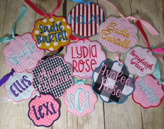 custom backpack tags