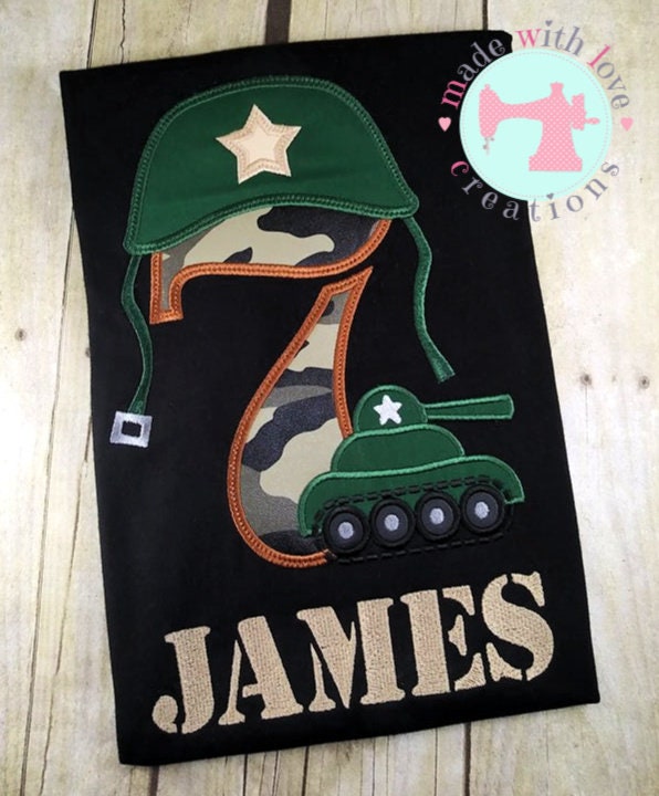 Army Birthday Shirt Soldier Birthday 