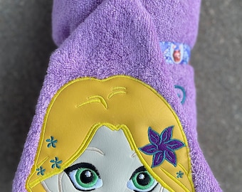 Princess Hooded Towels-Sophia The First Hooded Towel-Rapunzel Hooded Towel-Tinkerbell Hooded Towel-Character Hooded Towel-Birthday Gift