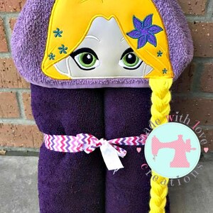 Princess Hooded Towels-Sophia The First Hooded Towel-Rapunzel Hooded Towel-Tinkerbell Hooded Towel-Character Hooded Towel-Birthday Gift image 4