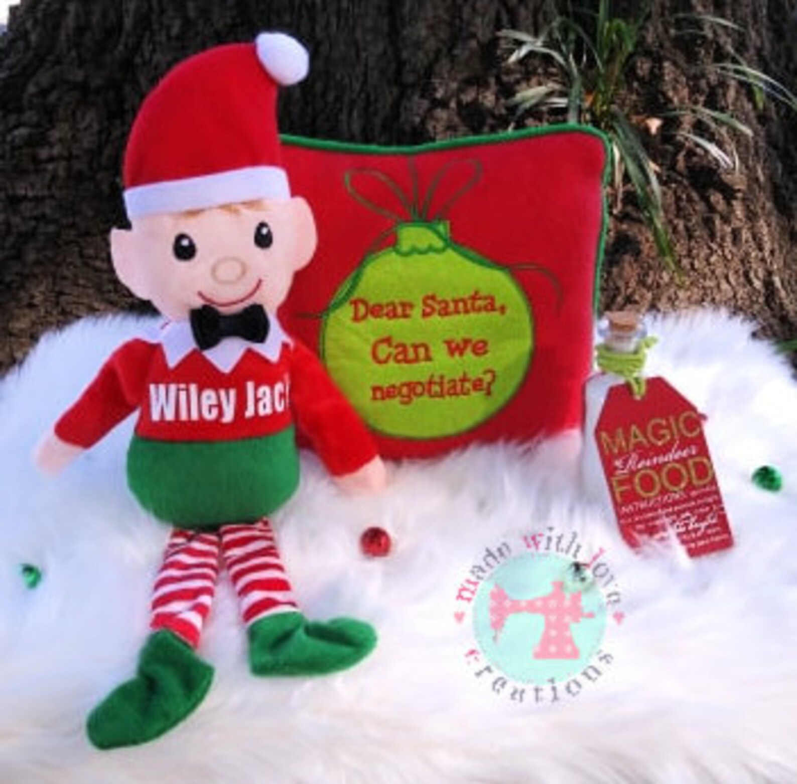 Personalized Elf-christmas Elf-custom Elf-plush Christmas | Etsy