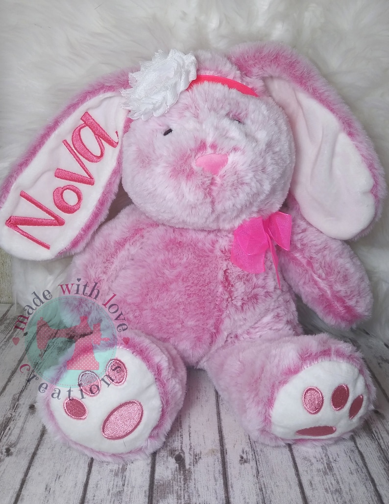 custom stuffed bunny