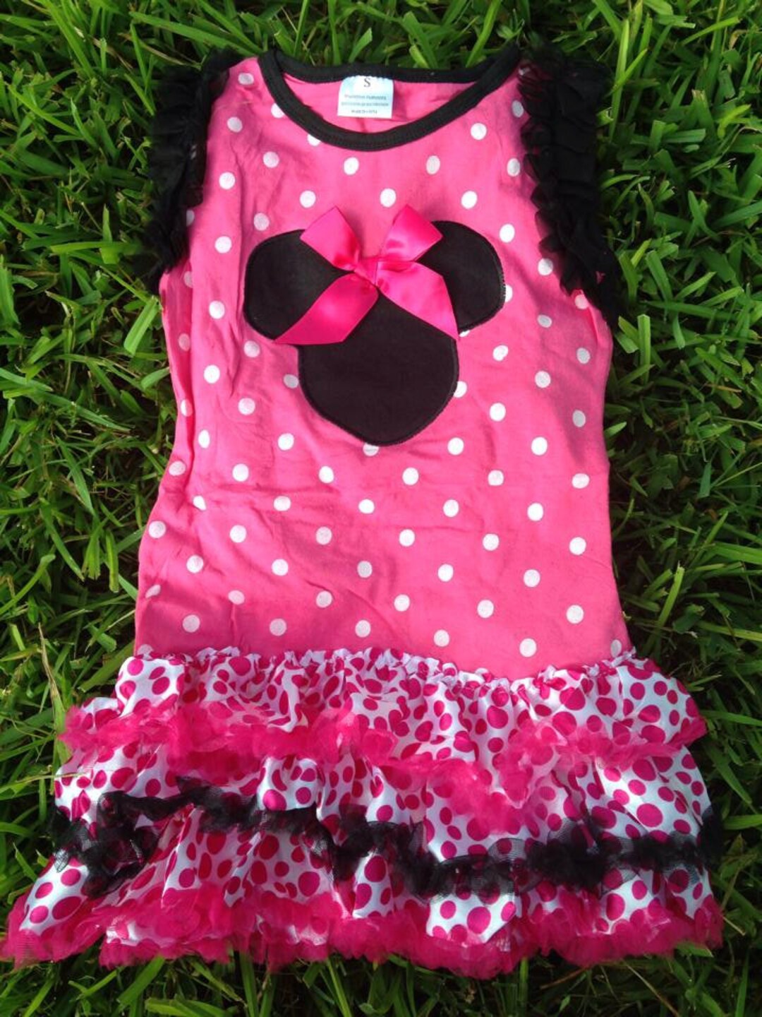 Hot Pink Minnie Inspired Dress - Etsy