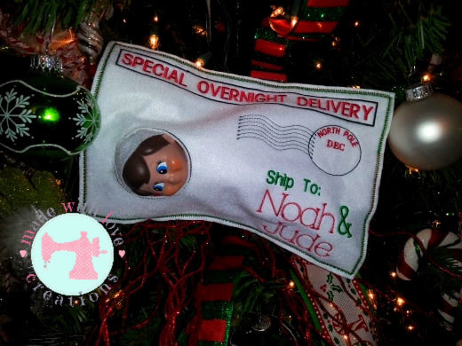 Personalized Elf EnvelopeElf CostumePersonalized Special Etsy